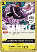 Ikoku Sovereignty OP03-118 - Event Giallo Uncommon - Near Mint - Pillars of Strenght - Carta One Piece Card Game
