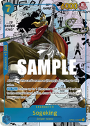 Sogeking OP03-122 V3 - Character Blu Manga Rare - Near Mint - Pillars of Strenght - Carta One Piece Card Game