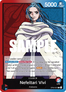 Nefeltari Vivi OP04-001 V1 - Leader Rosso/Blu - Near Mint - Kingdoms of Intrigue - Carta One Piece Card Game