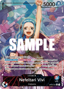 Nefeltari Vivi OP04-001 V2 - Leader Rosso/Blu Alternate Art - Near Mint - Kingdoms of Intrigue - Carta One Piece Card Game