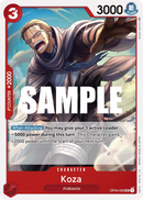 Koza OP04-006 - Character Rosso Uncommon - Near Mint - Kingdoms of Intrigue - Carta One Piece Card Game