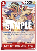 Super Spot-Billed Duck Troops OP04-009 - Character Rosso Uncommon - Near Mint - Kingdoms of Intrigue - Carta One Piece Card Game