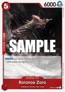 Roronoa Zoro OP04-015 - Character Rosso Rare - Near Mint - Kingdoms of Intrigue - Carta One Piece Card Game