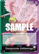 Donquixote Doflamingo OP04-019 V1 - Leader Verde/Viola - Near Mint - Kingdoms of Intrigue - Carta One Piece Card Game