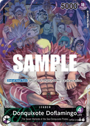 Donquixote Doflamingo OP04-019 V2 - Leader Verde/Viola Alternate Art - Near Mint - Kingdoms of Intrigue - Carta One Piece Card Game