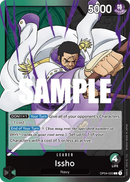 Issho OP04-020 V1 - Leader Verde/Viola - Near Mint - Kingdoms of Intrigue - Carta One Piece Card Game