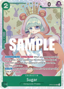 Sugar OP04-024 V1 - Character Verde Super Rare - Near Mint - Kingdoms of Intrigue - Carta One Piece Card Game
