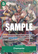 Diamante OP04-028 V2 - Character Verde Alternate Art - Near Mint - Kingdoms of Intrigue - Carta One Piece Card Game