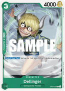 Dellinger OP04-029 - Character Verde Common - Near Mint - Kingdoms of Intrigue - Carta One Piece Card Game