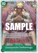 Donquixote Doflamingo OP04-031 V1 - Character Verde Super Rare - Near Mint - Kingdoms of Intrigue - Carta One Piece Card Game
