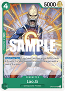 Lao.G OP04-034 - Character Verde Uncommon - Near Mint - Kingdoms of Intrigue - Carta One Piece Card Game