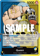 Queen OP04-040 V1 - Leader Blu/Giallo - Near Mint - Kingdoms of Intrigue - Carta One Piece Card Game
