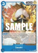 Sasaki OP04-048 - Character Blu Uncommon - Near Mint - Kingdoms of Intrigue - Carta One Piece Card Game
