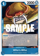 Who´s.Who OP04-051 V1 - Character Blu Rare - Near Mint - Kingdoms of Intrigue - Carta One Piece Card Game