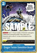 Dragon Twister Demolition Breath OP04-057 - Event Blu Uncommon - Near Mint - Kingdoms of Intrigue - Carta One Piece Card Game