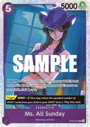 Ms. All Sunday OP04-064 V1 - Character Viola Super Rare - Near Mint - Kingdoms of Intrigue - Carta One Piece Card Game
