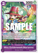 Miss.Goldenweek(Marianne) OP04-065 - Character Viola Common - Near Mint - Kingdoms of Intrigue - Carta One Piece Card Game
