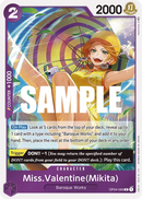 Miss.Valentine(Mikita) OP04-066 - Character Viola Rare - Near Mint - Kingdoms of Intrigue - Carta One Piece Card Game