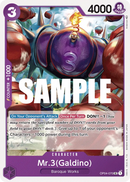 Mr.3(Galdino) OP04-070 - Character Viola Uncommon - Near Mint - Kingdoms of Intrigue - Carta One Piece Card Game