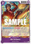 Mr.5(Gem) OP04-072 V1 - Character Viola Rare - Near Mint - Kingdoms of Intrigue - Carta One Piece Card Game