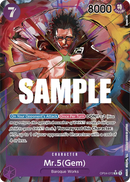 Mr.5(Gem) OP04-072 V2 - Character Viola Alternate Art - Near Mint - Kingdoms of Intrigue - Carta One Piece Card Game