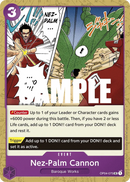 Nez-Palm Cannon OP04-075 - Event Viola Uncommon - Near Mint - Kingdoms of Intrigue - Carta One Piece Card Game