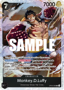 Monkey.D.Luffy OP04-090 V1 - Character Nero Super Rare - Near Mint - Kingdoms of Intrigue - Carta One Piece Card Game