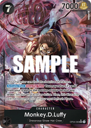 Monkey.D.Luffy OP04-090 V2 - Character Nero Alternate Art - Near Mint - Kingdoms of Intrigue - Carta One Piece Card Game
