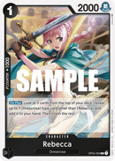 Rebecca OP04-092 - Character Nero Rare - Near Mint - Kingdoms of Intrigue - Carta One Piece Card Game