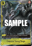 Capone"Gang"Bege" OP04-100 V2 - Character Giallo Alternate Art - Near Mint - Kingdoms of Intrigue - Carta One Piece Card Game