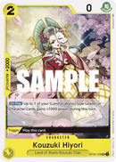 Kouzuki Hiyori OP04-103 - Character Giallo Uncommon - Near Mint - Kingdoms of Intrigue - Carta One Piece Card Game