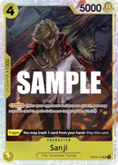 Sanji OP04-104 V1 - Character Giallo Super Rare - Near Mint - Kingdoms of Intrigue - Carta One Piece Card Game