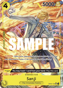 Sanji OP04-104 V2 - Character Giallo Alternate Art - Near Mint - Kingdoms of Intrigue - Carta One Piece Card Game