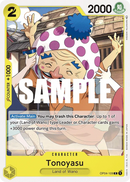 Tonoyasu OP04-109 - Character Giallo Common - Near Mint - Kingdoms of Intrigue - Carta One Piece Card Game
