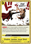 Diable Jambe Joue Shot OP04-116 - Event Giallo Uncommon - Near Mint - Kingdoms of Intrigue - Carta One Piece Card Game