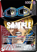 Sabo OP05-001 V2 - Leader Rosso/Nero Alternate Art - Near Mint - Awakening of a New Era - Carta One Piece Card Game