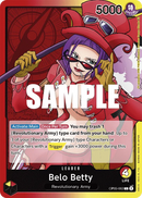 Belo Betty OP05-002 V1 - Leader Rosso/Giallo - Near Mint - Awakening of a New Era - Carta One Piece Card Game