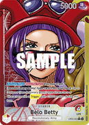 Belo Betty OP05-002 V2 - Leader Rosso/Giallo Alternate Art - Near Mint - Awakening of a New Era - Carta One Piece Card Game