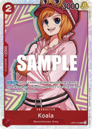 Koala OP05-006 V1 - Character Rosso Super Rare - Near Mint - Awakening of a New Era - Carta One Piece Card Game