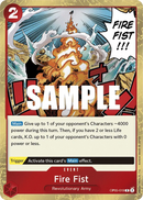 Fire Fist OP05-019 - Event Rosso Rare - Near Mint - Awakening of a New Era - Carta One Piece Card Game