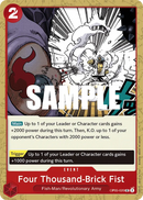 Four Thousand-Brick Fist OP05-020 - Event Rosso Uncommon - Near Mint - Awakening of a New Era - Carta One Piece Card Game