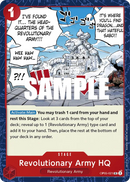 Revolutionary Army HQ OP05-021 - Stage Rosso Uncommon - Near Mint - Awakening of a New Era - Carta One Piece Card Game