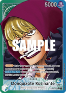 Donquixote Rosinante OP05-022 V2 - Leader Verde/Blu Alternate Art - Near Mint - Awakening of a New Era - Carta One Piece Card Game