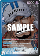 Sakazuki OP05-041 V2 - Leader Blu/Nero Alternate Art - Near Mint - Awakening of a New Era - Carta One Piece Card Game