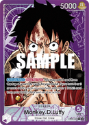 Monkey.D.Luffy OP05-060 V2 - Leader Viola Alternate Art - Near Mint - Awakening of a New Era - Carta One Piece Card Game