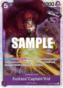 Eustass"Captain"Kid OP05-074 V1 - Character Viola Super Rare - Near Mint - Awakening of a New Era - Carta One Piece Card Game