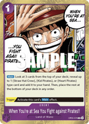 When You're at Sea You Fight against Pirates!! OP05-076 - Event Viola Rare - Near Mint - Awakening of a New Era - Carta One Piece Card Game