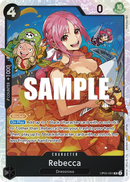 Rebecca OP05-091 V1 - Character Nero Super Rare - Near Mint - Awakening of a New Era - Carta One Piece Card Game