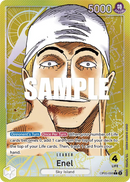 Enel OP05-098 V2 - Leader Giallo Alternate Art - Near Mint - Awakening of a New Era - Carta One Piece Card Game