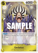 Gedatsu OP05-102 V1 - Leader Giallo Rare - Near Mint - Awakening of a New Era - Carta One Piece Card Game
